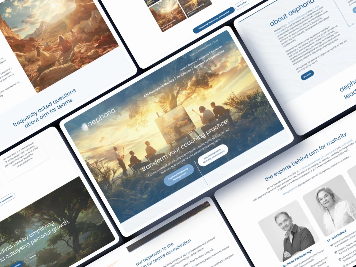 Aephoria website screenshot